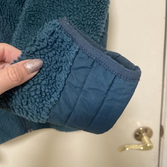 Patagonia Synchilla Fleece Full Zip Jacket Women’s Green Long Sleeve Size Small - Picture 8 of 15